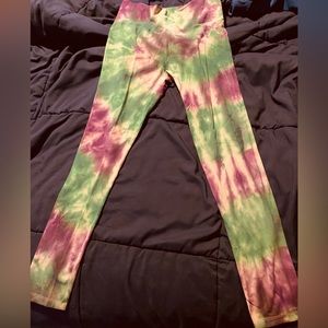 Forever 21. Yoga Pants, redesigned as a One of a Kind Tye Dye by Rena. size L